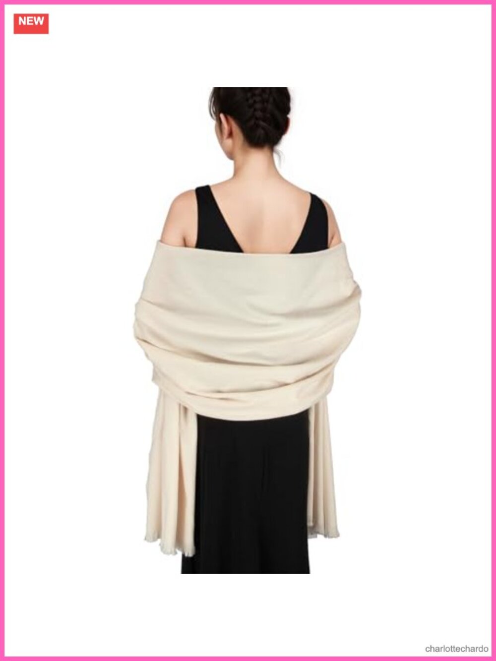 Oversized Pashmina Shawl Wrap for Evening Dresses Weddings Women